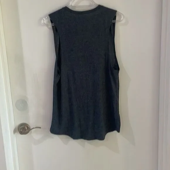 NEXT LEVEL heather gray festival muscle tee muscle tank Medium NWOT - Picture 7 of 9